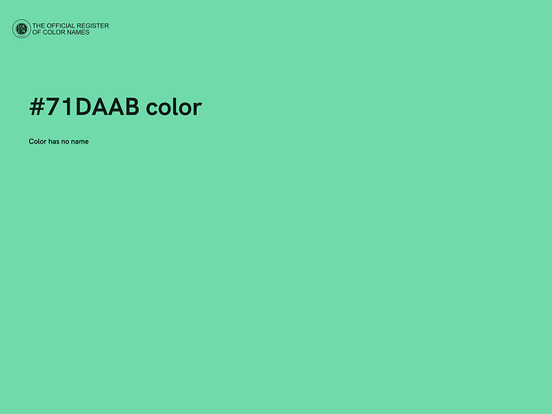 #71DAAB color image