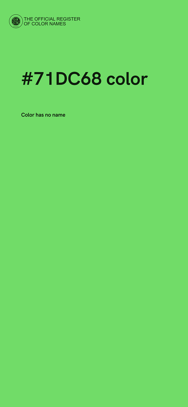#71DC68 color image
