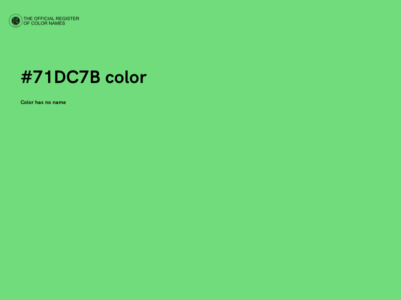 #71DC7B color image