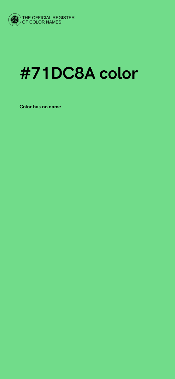 #71DC8A color image