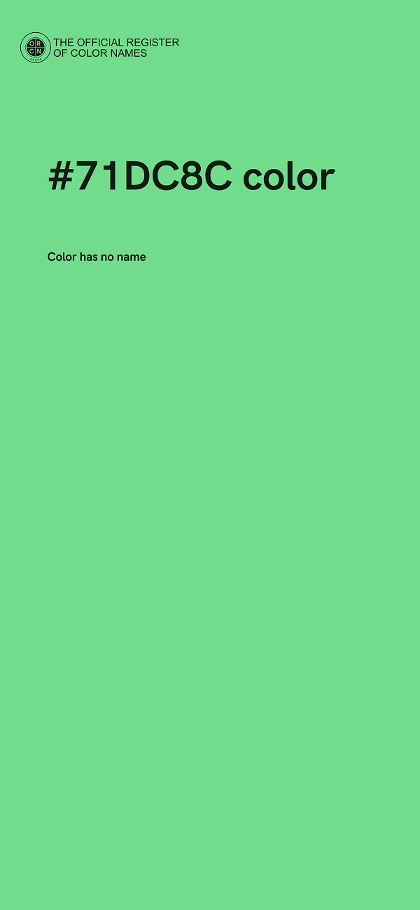 #71DC8C color image