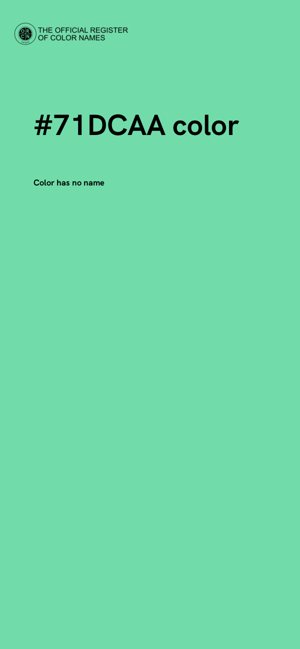 #71DCAA color image