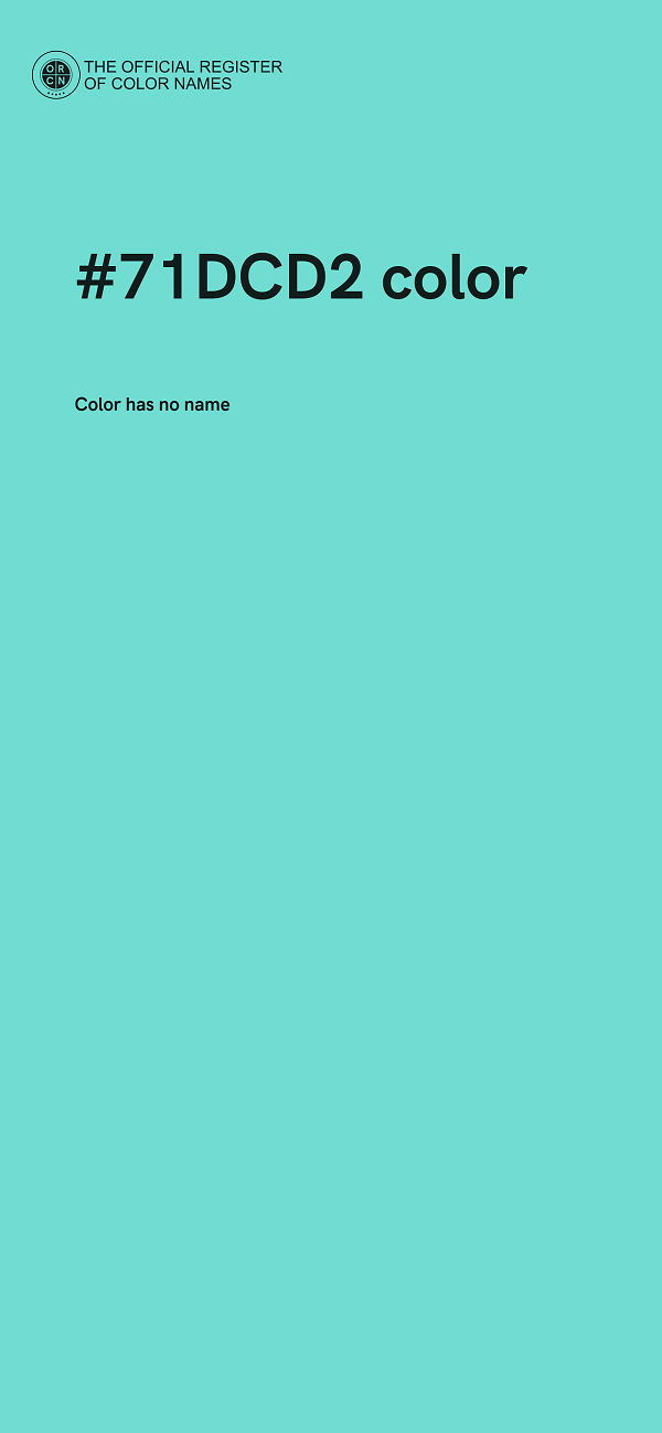 #71DCD2 color image