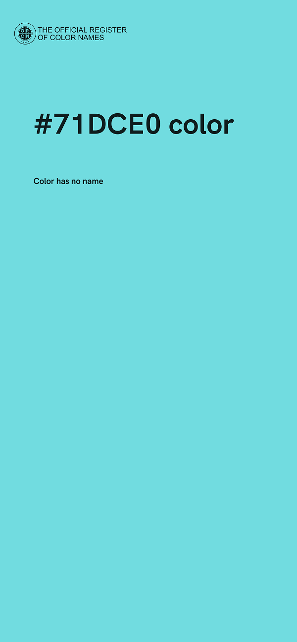 #71DCE0 color image