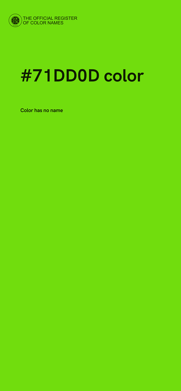 #71DD0D color image
