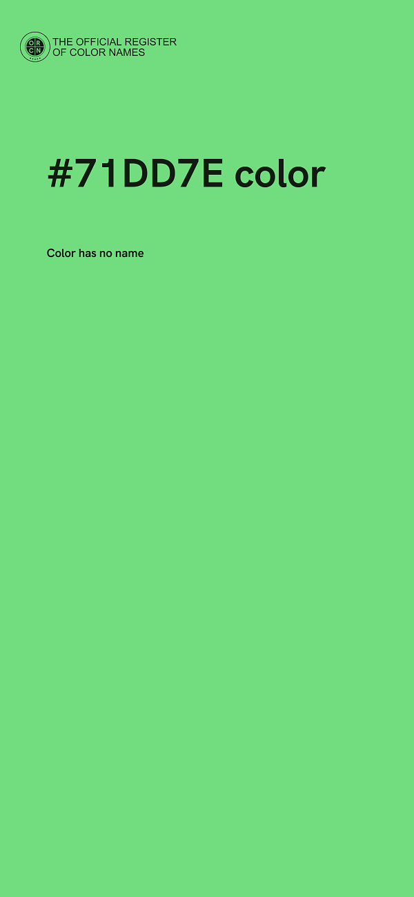 #71DD7E color image