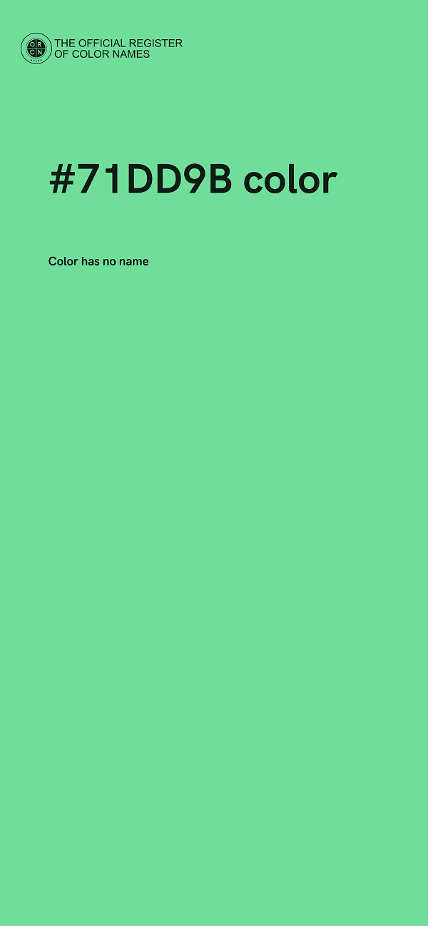 #71DD9B color image
