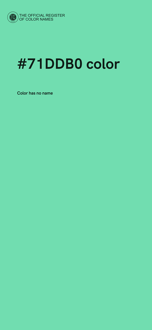 #71DDB0 color image
