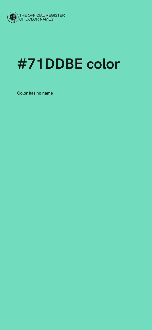 #71DDBE color image