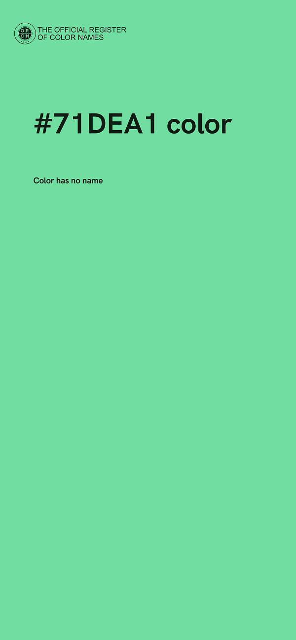 #71DEA1 color image