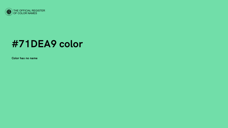 #71DEA9 color image