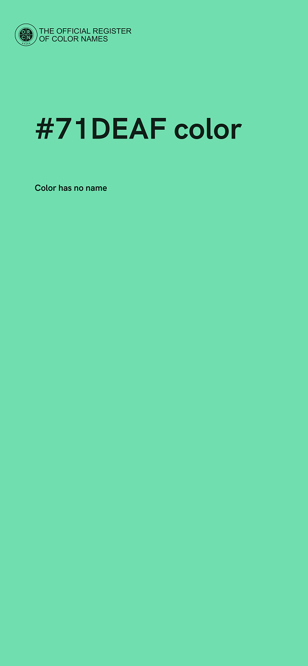 #71DEAF color image