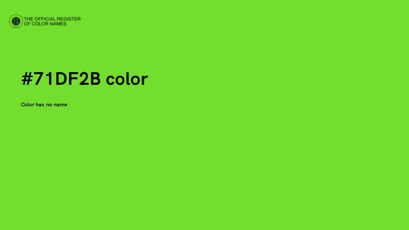 #71DF2B color image