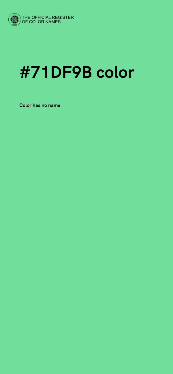 #71DF9B color image