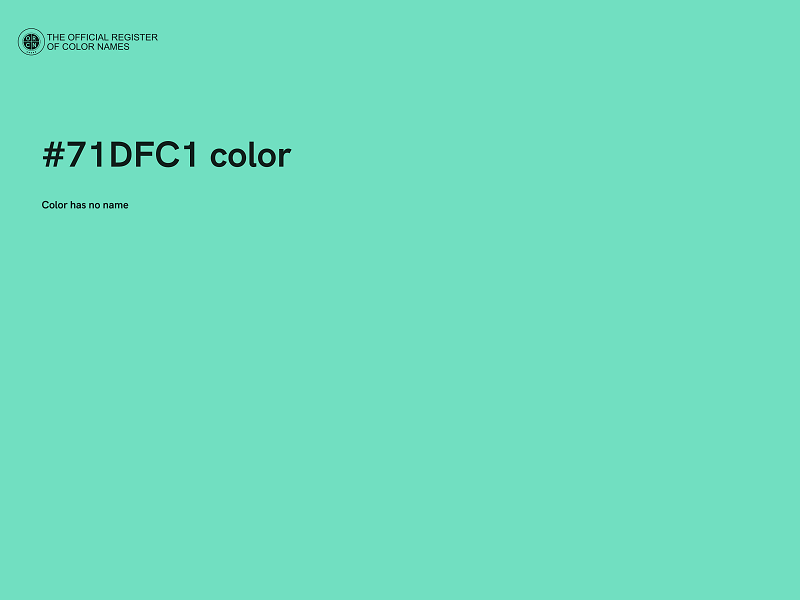 #71DFC1 color image