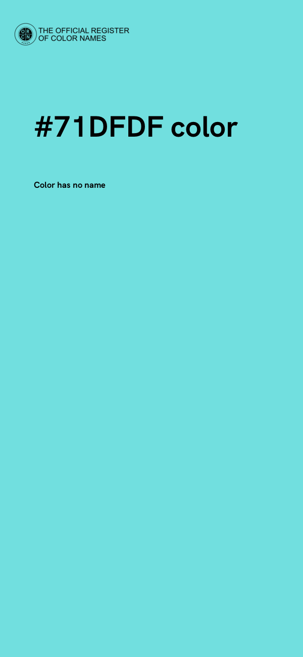 #71DFDF color image