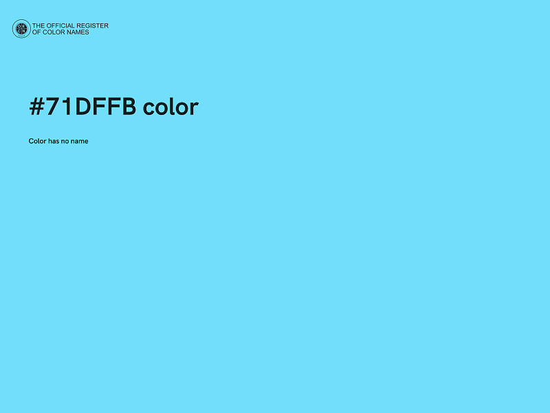 #71DFFB color image