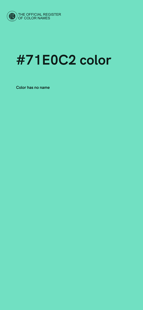 #71E0C2 color image