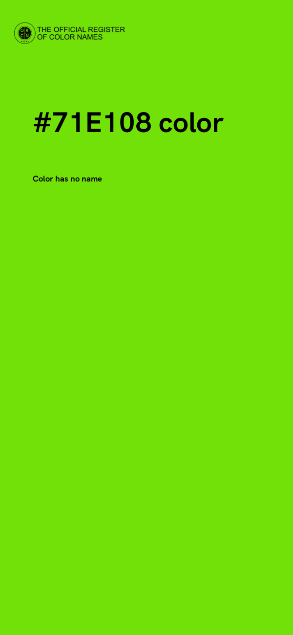 #71E108 color image