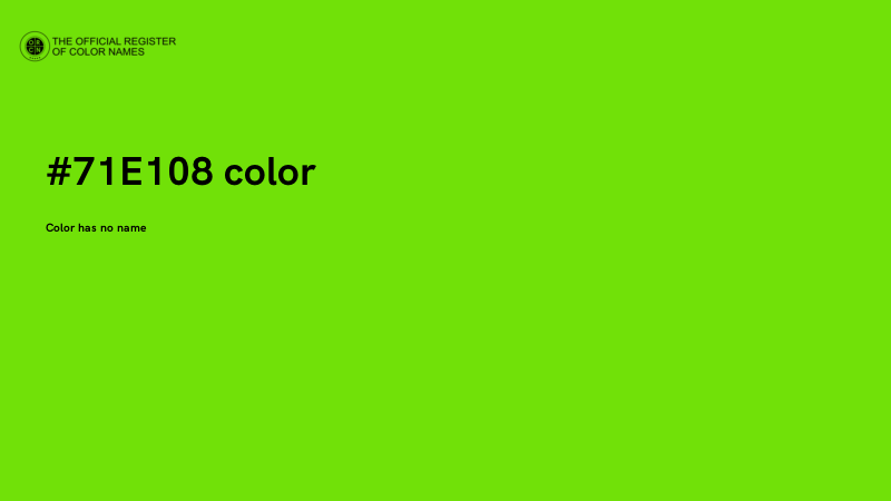 #71E108 color image