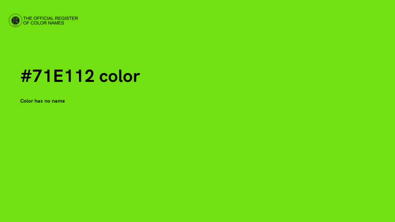 #71E112 color image