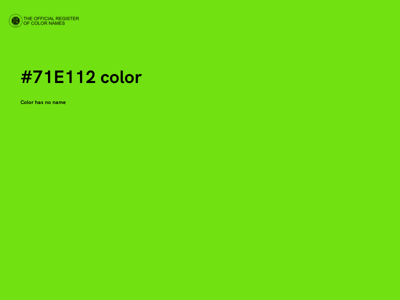 #71E112 color image