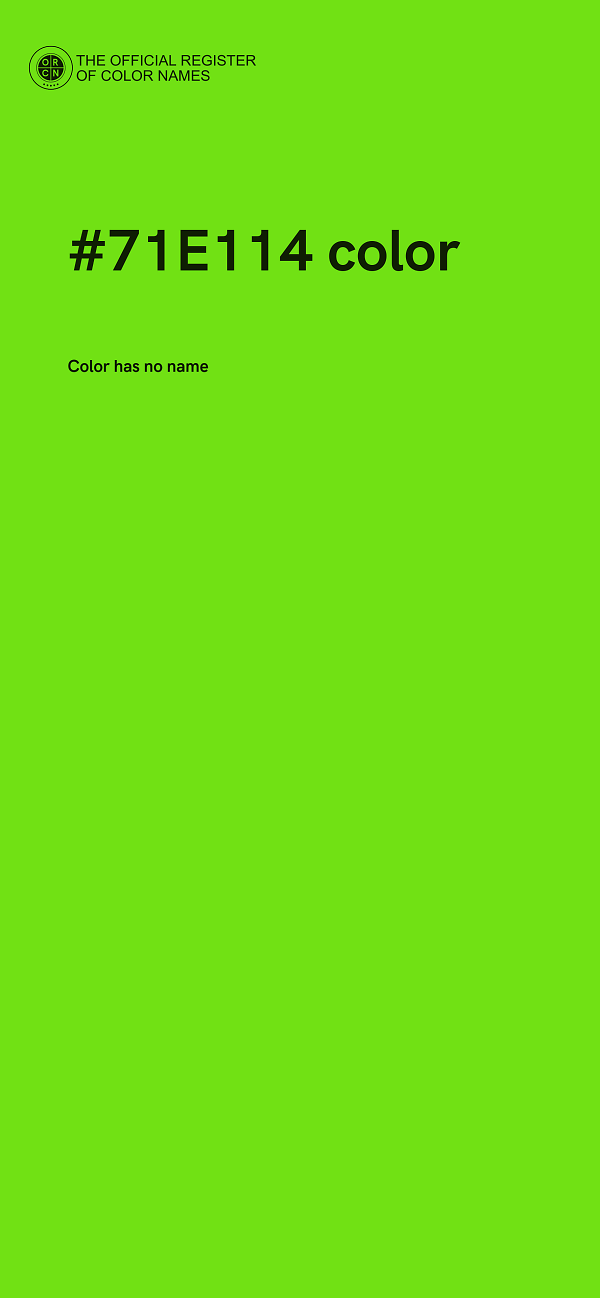 #71E114 color image