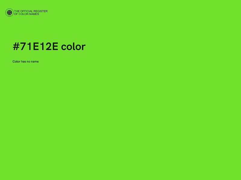 #71E12E color image