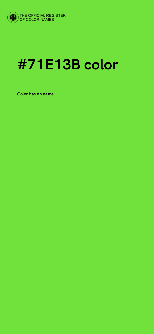 #71E13B color image