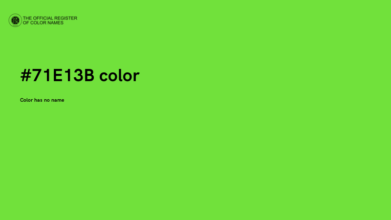 #71E13B color image