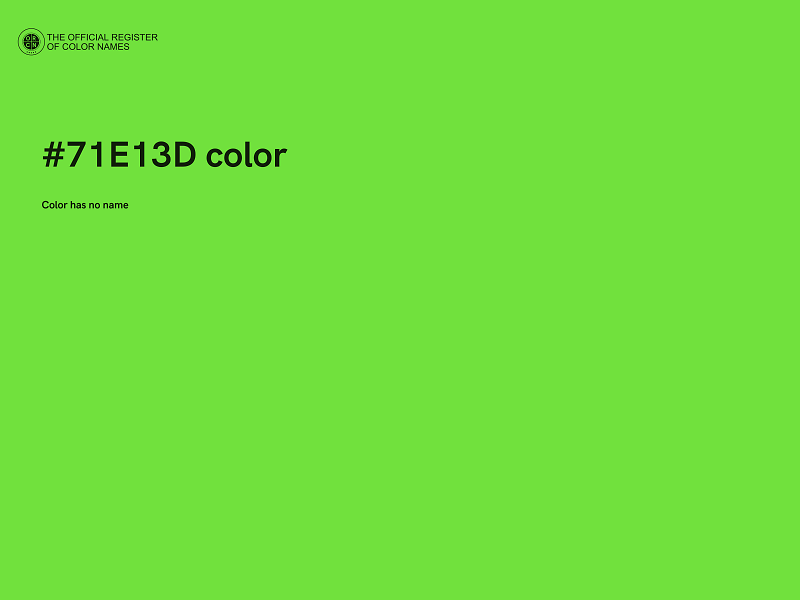 #71E13D color image