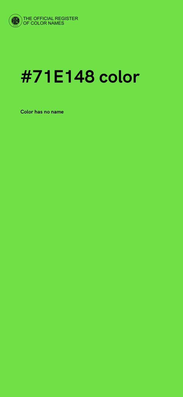 #71E148 color image