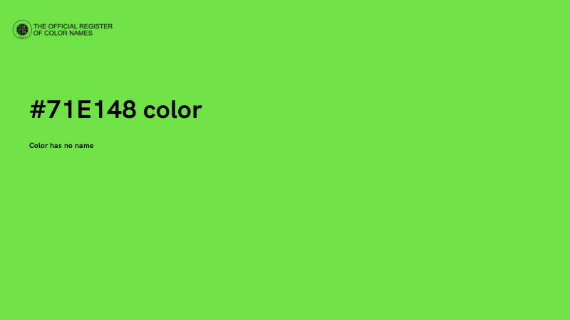 #71E148 color image