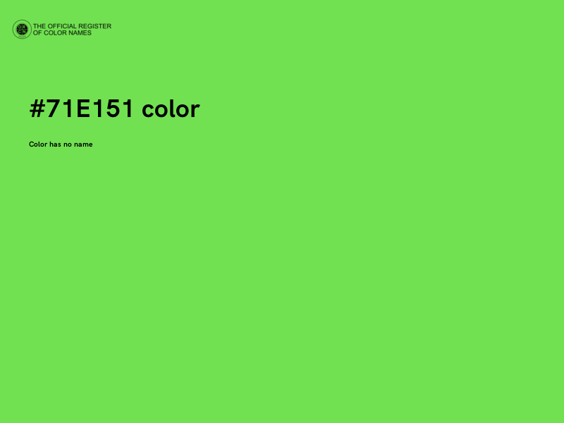 #71E151 color image