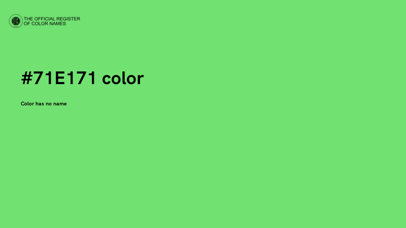#71E171 color image