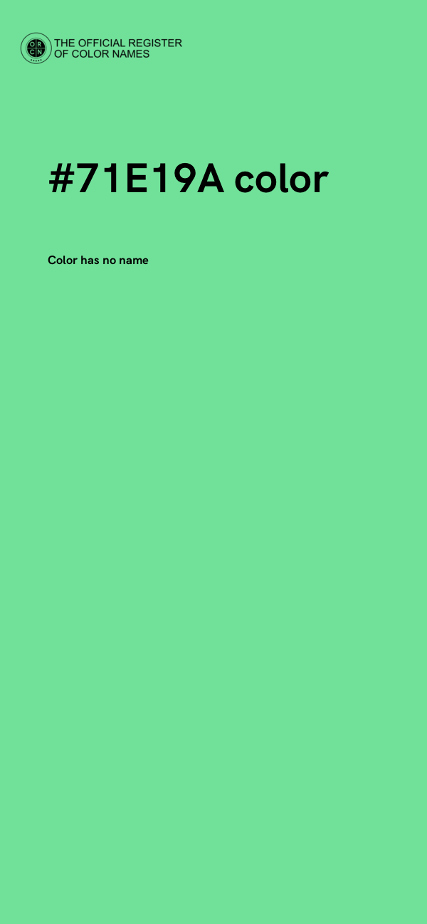 #71E19A color image