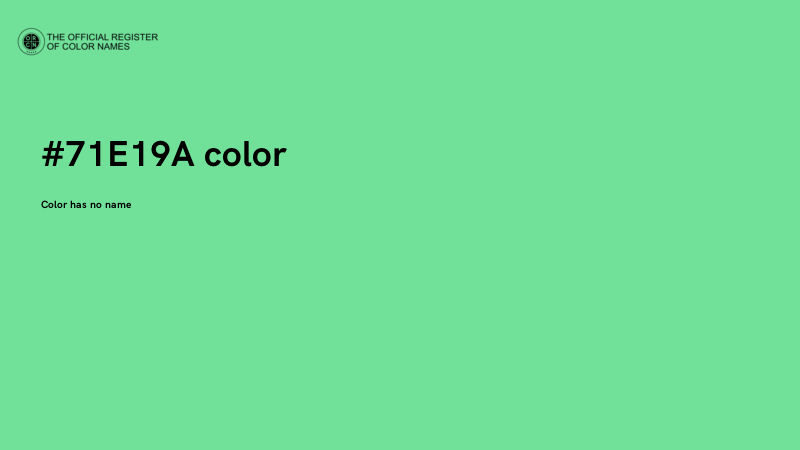 #71E19A color image