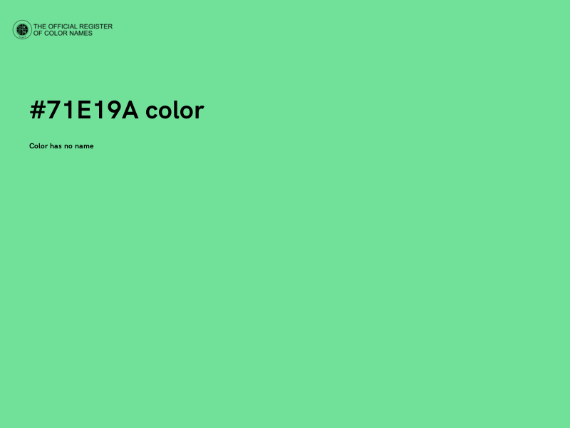 #71E19A color image