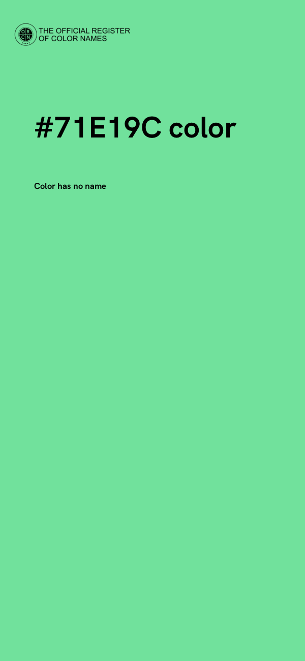 #71E19C color image
