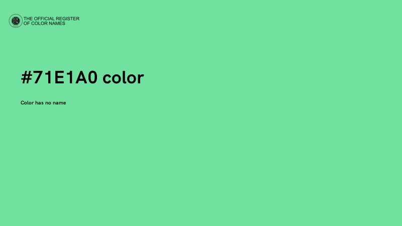 #71E1A0 color image