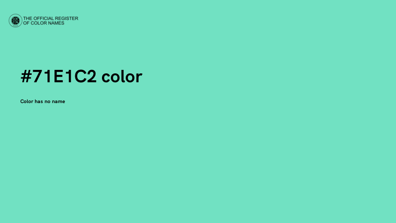 #71E1C2 color image