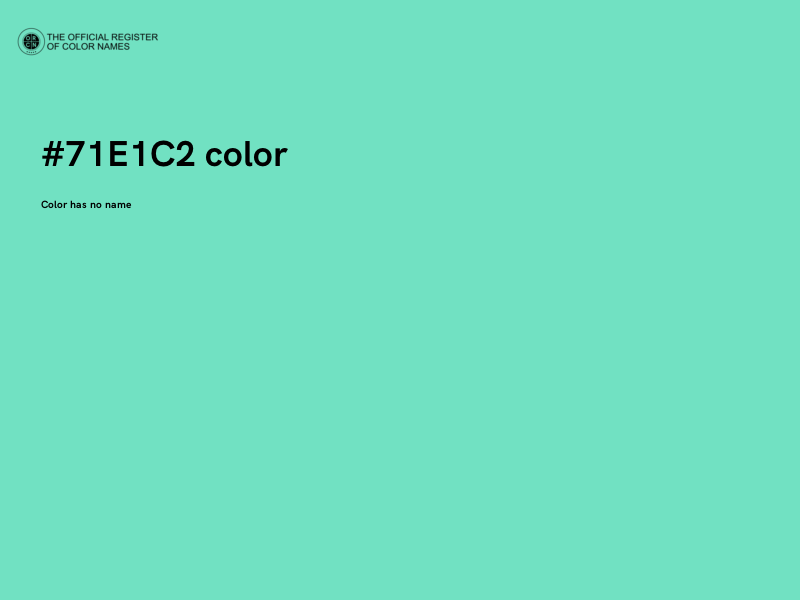 #71E1C2 color image