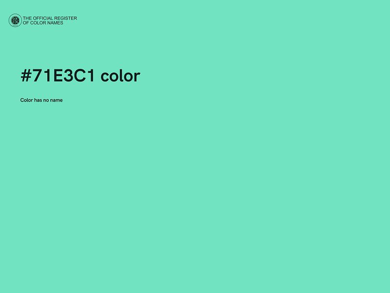 #71E3C1 color image