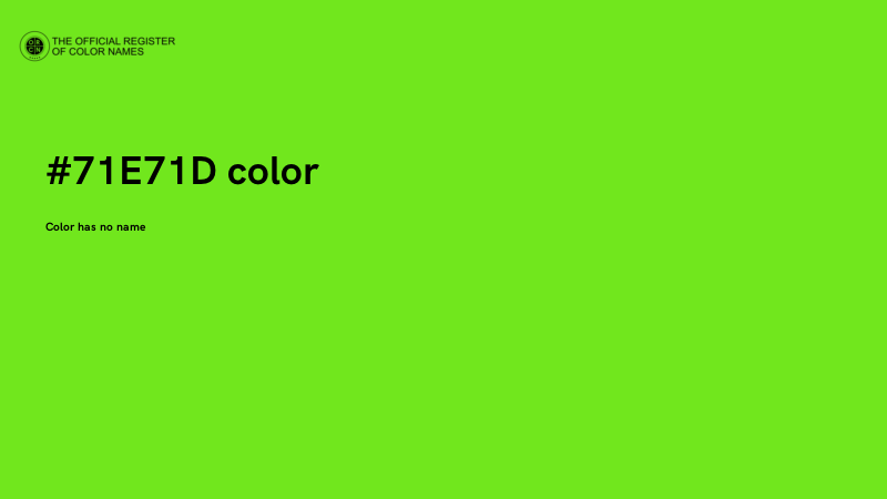 #71E71D color image
