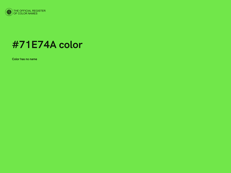 #71E74A color image