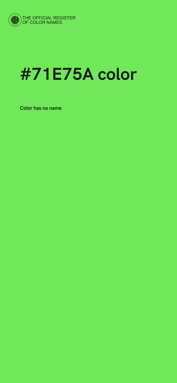 #71E75A color image