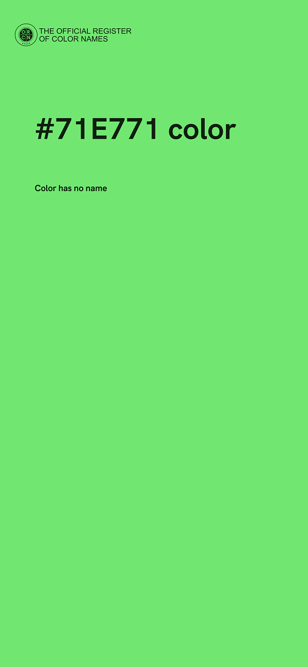 #71E771 color image