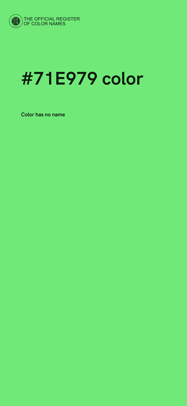#71E979 color image