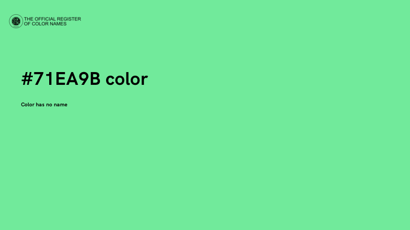 #71EA9B color image