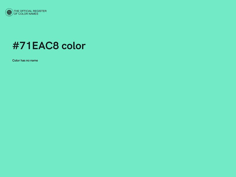 #71EAC8 color image